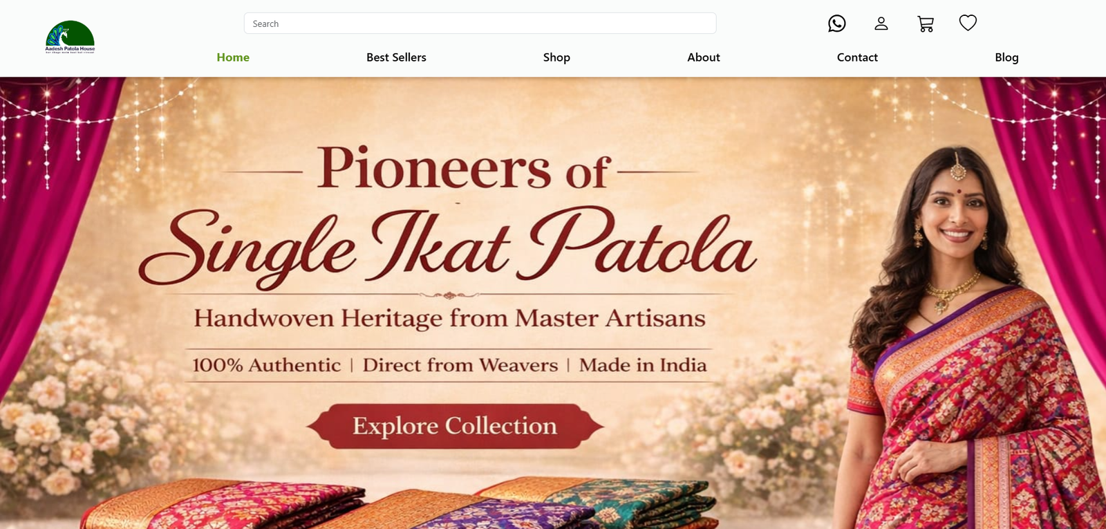 Aadesh Patola House — web